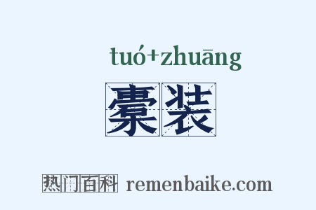 橐装是什么意思的图片